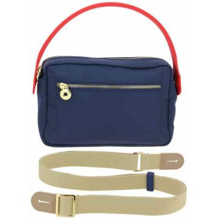 camera bag femme bleu