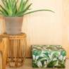 boite de rangement décorative avec couvercle Green au salon