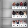 Porte-chaussures dans une armoire
