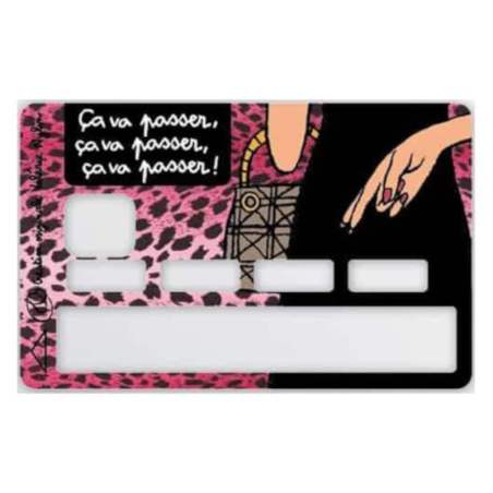 Sticker carte bancaire Chance