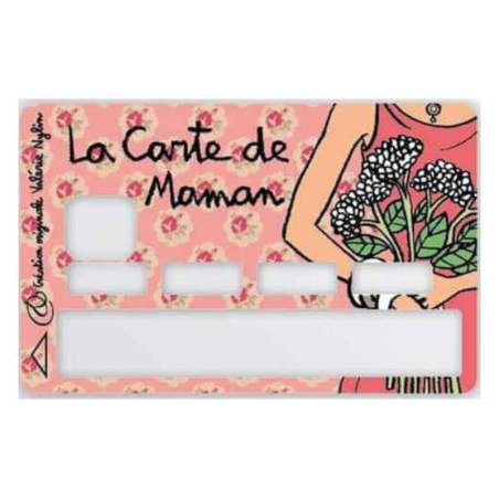 Sticker carte bancaire de Maman